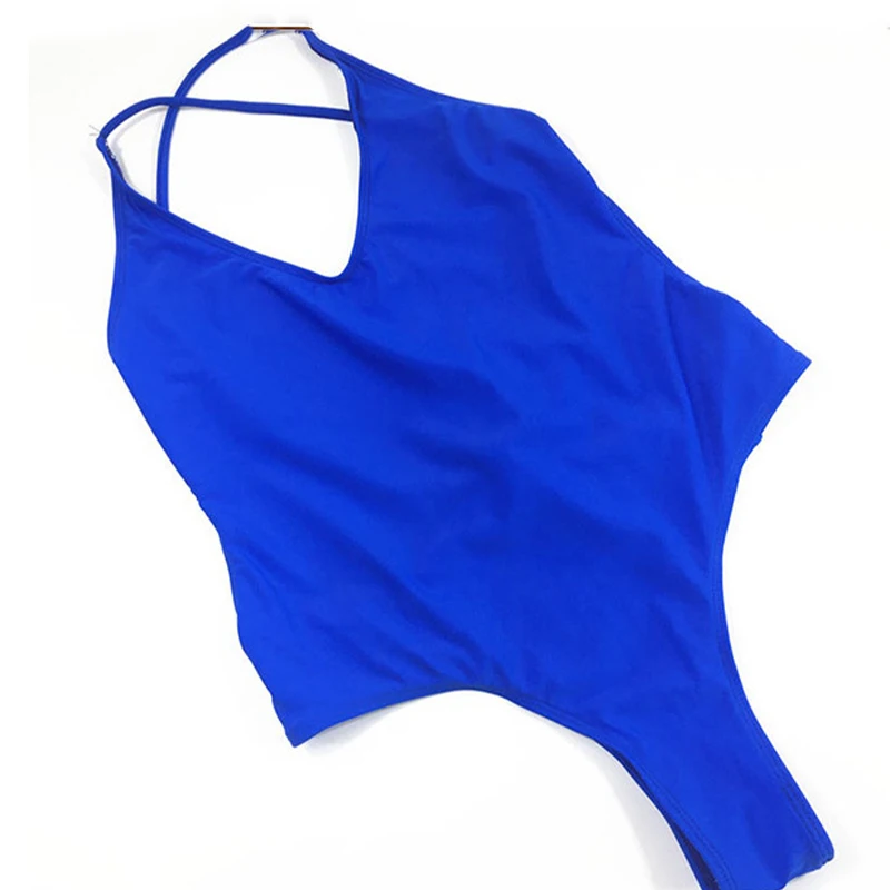 Whole Swimsuits One Piece Swimsuit Sport Swimsuit Swimwear Women Plus Size Bathing Clothes Girl Vintage Swimsuit Blue (7)