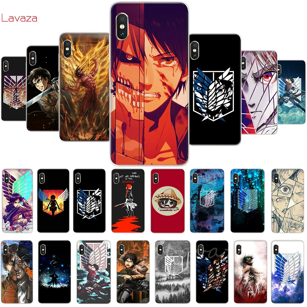 

Lavaza Attack on Titan in Anime Hard Phone Cover for Xiaomi Redmi Note 5 6 7 Pro for Redmi 5 Plus 5A 6A Case
