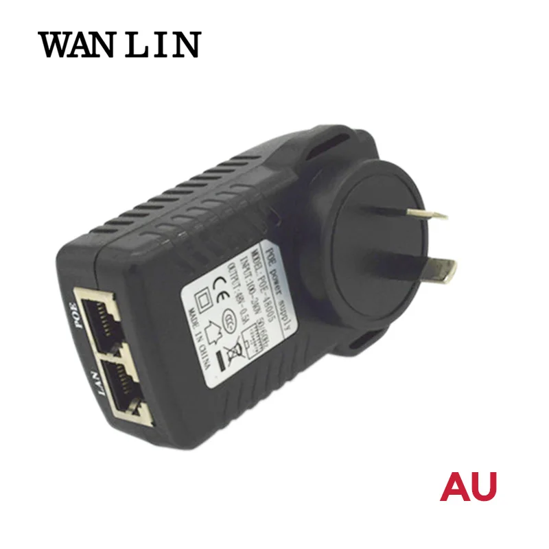 Инжектор питания WANLIN PoE 48 В 0 5 А IEEE802.3af/at|power ethernet|power over ethernetpower adapter |