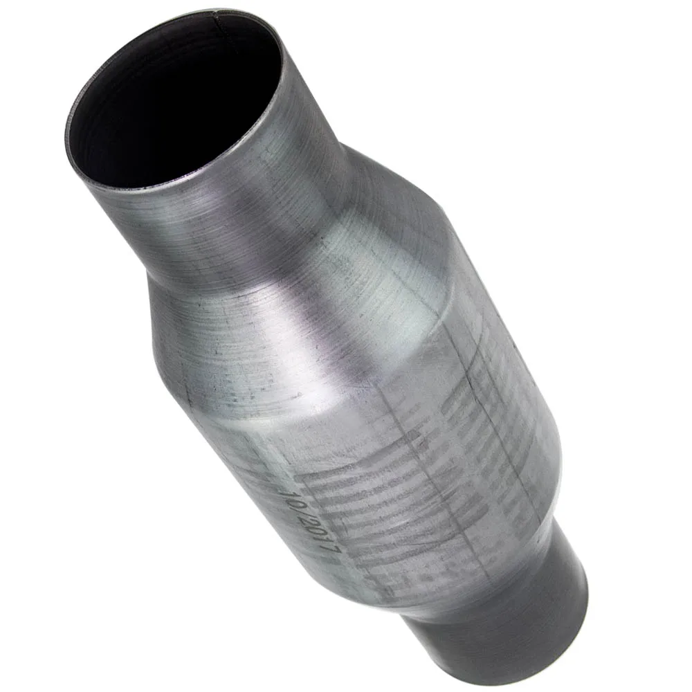 US $52.92 Universal 25 Inch Catalytic Converter High Flow T409 Stainless Steel 410250 Stainless Steel