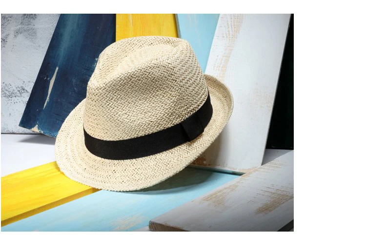 Летние новые унисекс джазовые шляпы для женщин и мужчин повседневные одноцветные пляжные шляпы с полями для отдыха