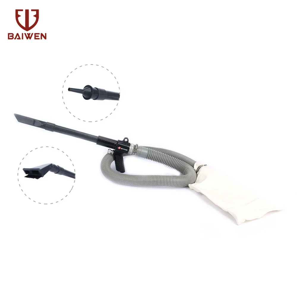 4 nozzle Air Wonder Gun Kit Dual Function Air Vacuum Blow Gun Pneumatic Vacuum Cleaner Kit Air Blow Pneumatic Tools