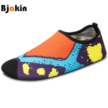 Bjakin, детская обувь для плавания, женские носки для дайвинга, светильник, кожа, Аква-обувь, детская пляжная спортивная обувь, кроссовки, дешево