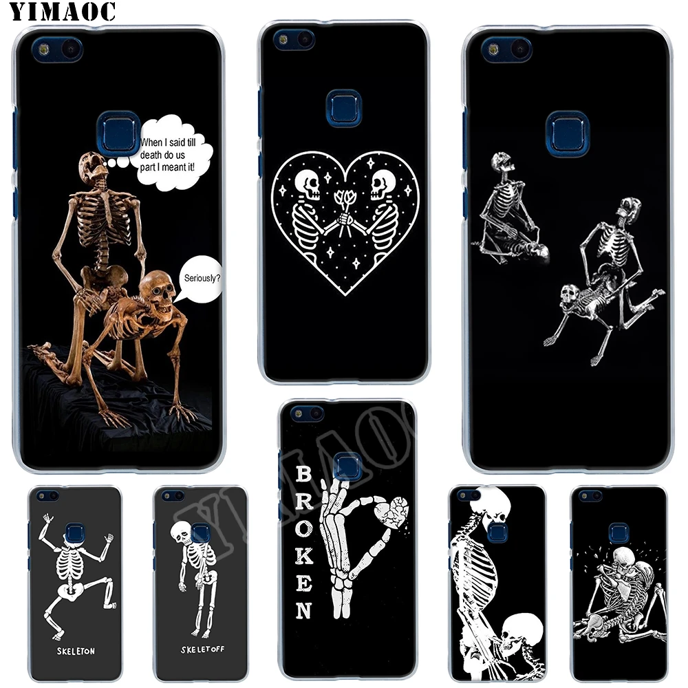 

YIMAOC Skeletoff skeleton after life Soft Cover for Huawei Honor 6A 7X 7A Pro 8C Mate 10 Note 10 9 Lite Y6 Y9 Y7 Prime 2018