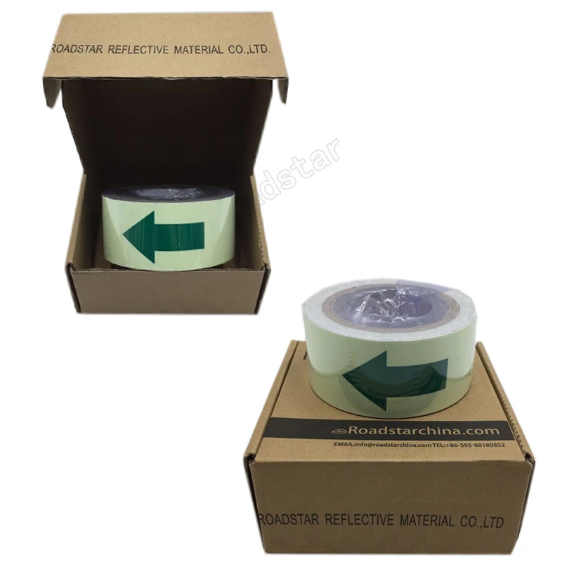 5CM X 5M glow in the dark tape lasting 4 hours Luminous film for safety