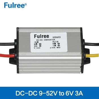

DC-DC 12V 24V 36V 48V to 6V3A18W step down Power Supply Converter car charger