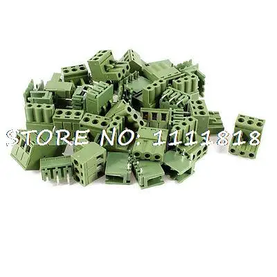 

20 x AC 300V 10A 5.08mm Pitch 3 Pin Screw Pluggable Terminal Block