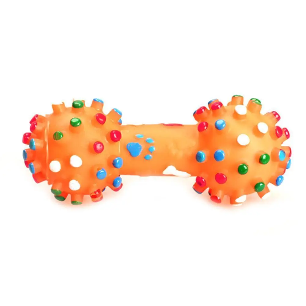 12CM Big Bone Pet Dog Puppy Rubber Dental Teeth Chew Bone Play Training Fetch Fun Toys Hot sale 2016