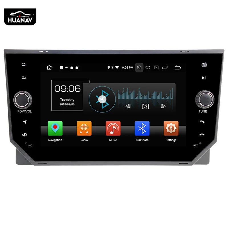 Cheap Android 9 No Car DVD Player GPS navigation For SEAT Ibiza 2018 2019 Car radio player multimidia Auto stereo head unit tape video 1