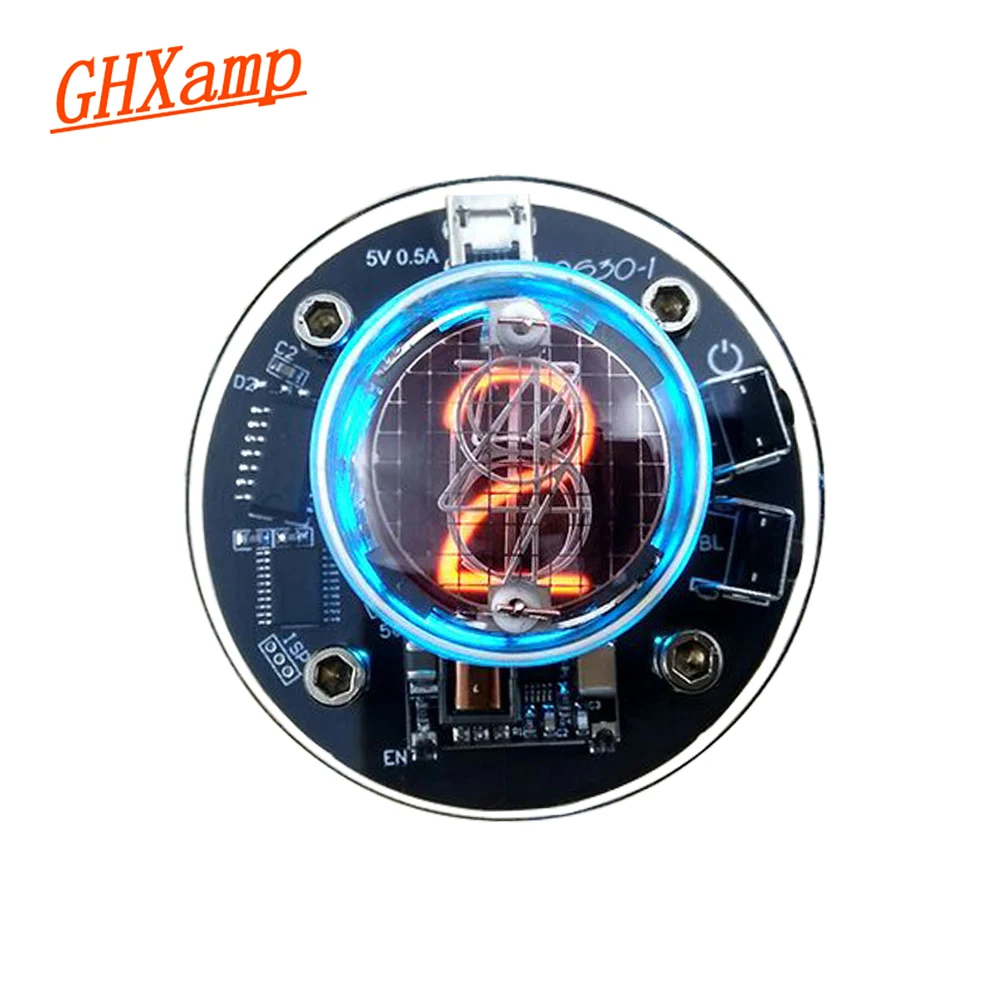 GHXAMP однотрубные светящиеся часы QS30-1 SZ30-1 nixie часы RGB светодиодный аудио электронные аксессуары DC5V USB