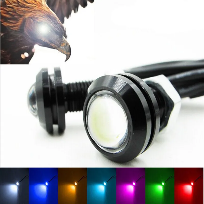 2pcs 3w 18mm Eagle Eye Led Lights Car Led Daytime Running
