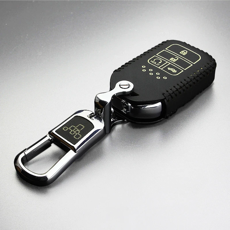 luckeasy key case for honda accord 2016 2017 civic 2016 genuine Leather