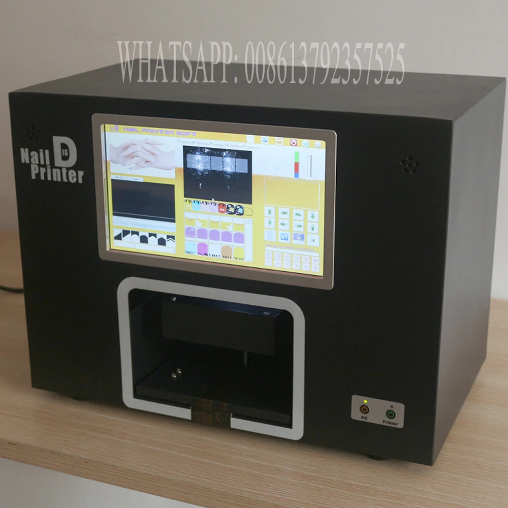  5 nails painting a time CE approved nails printing machine digital nails printer with computer insi
