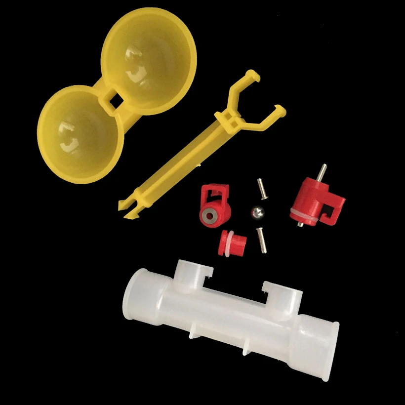 Chicken waterer double nipple drinker mouth Drinking hanging cups Chicken Feeder farming equipment 10pcs poultry drinking cups,poultry water dispenser,poultry feeder,poultry waterer