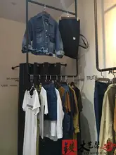 Best Price Black and white clothes hanging gantry. Clothing display shelf, display stand, ceiling hangs clothes hangers Best Price Black and white clothes hanging gantry. Clothing display shelf, display stand, ceiling hangs clothes hangers