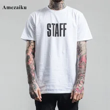 Summer white street loose Style Solid T-shirt Youth skateboard Punk Hip Hop Men’s Short Sleeve harajuku Tee shirt Homme