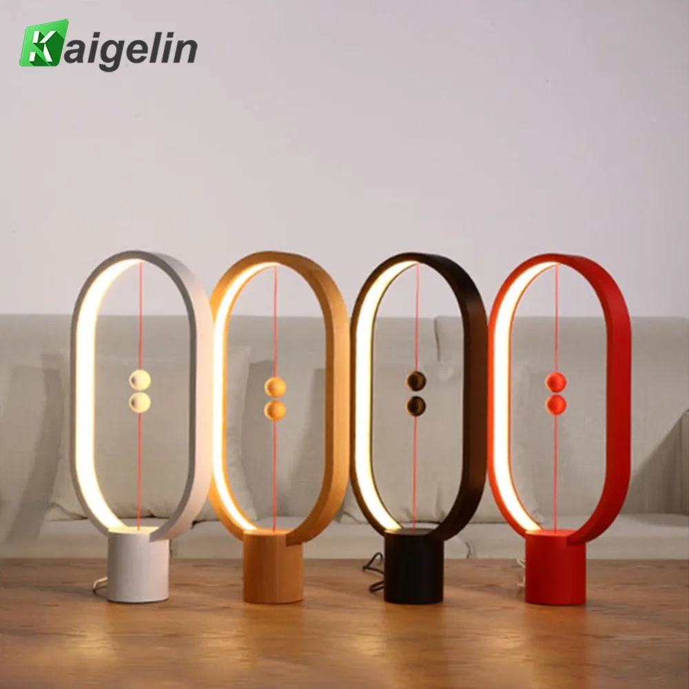 

Kaigelin USB Heng Balance Lamp LED Night Light Indoor Office Decoration Study Light Halloween Christmas Gift Lights Novel Light