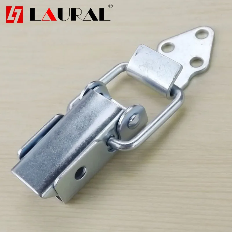 

Iron Galvanized Spring Buckle Toolbox Buckle Lock Spring Buckle Bridge Luggage Hardware