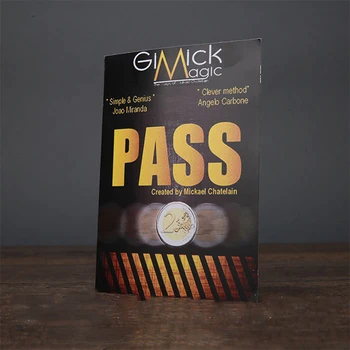 

PASS (Gimmick+Online Instruct) By Mickael Chatelain Magic Tricks Illusion Card Coin Magic Props Close Up Mentalism Stage