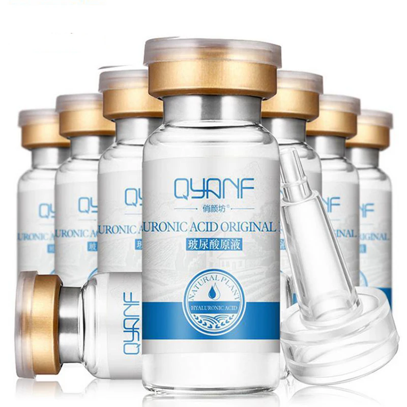 Qyf, гиалуроновая кислота сыворотка, антивозрастной коллаген, чистая увлажняющая эссенция для отбеливания, уход за кожей, дневной крем, масло для лица, лечение акне