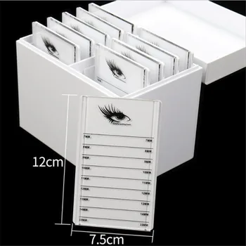 

Acrylic Cosmetic Storage Makeup Organizer Eyelash Storage Box Eyelashes Glue Pallet Holders 10 Layers Grafting Eyelash Extension