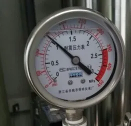 

Zhejiang Yuhang Shunte vibration proof pressure gauge 0-3MPa 0-450PSi