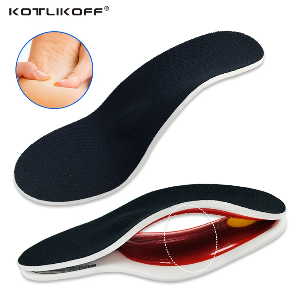 

Comfortable Orthotics Orthopedic Flat Foot Insoles Arch Support for Men Woman Shoes Shock Absorption Sports Insoles Pads