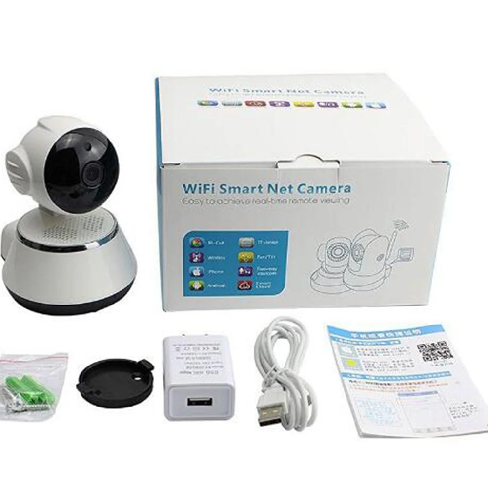 Ip камера беспроводная Wi Fi сеть Camara ночное видение IR Cut Домашняя безопасность