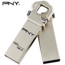 PNY USB Flash Drive 32gb usb 3.0 Metal pendrive HOOK Attache3.0 cle usb flash memory stick business gift with logo usb pendrive