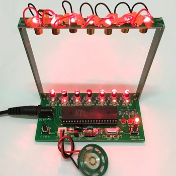 

51 SCM Laser Harp Electronic Organ Piano The music Box Puzzle Technology DIY Kit