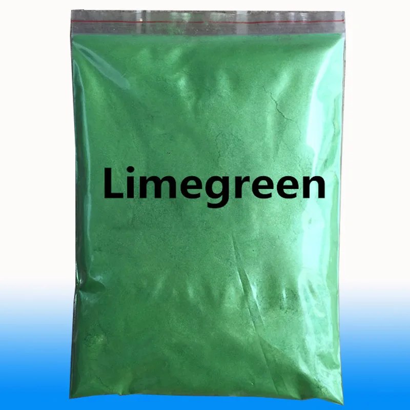 Перламутровая пигментная краска Limegreen керамическое порошковое покрытие