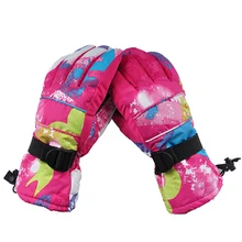 Ветрозащитный теплозащитные лыжные перчатки Для мужчин Для женщин Спорт на открытом воздухе сноуборд Мотоцикл Лыжный спорт перчатки для рыбалки