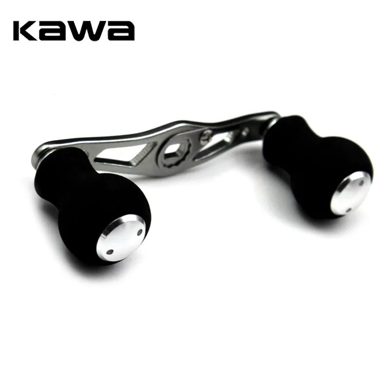 KAWA alliage aluminium poignée EVA bouton pour appâts coulée bobine de pêche s'attaque, bobine poignée 8*5mm trou pour Abu et Daiwa bobine