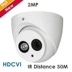 HD1080P DH камера HDCVI 2MP HAC-HDW1200E-A ИК-сеть безопасности Камера CCTV ИК расстояние 50 m Встроенный микрофон