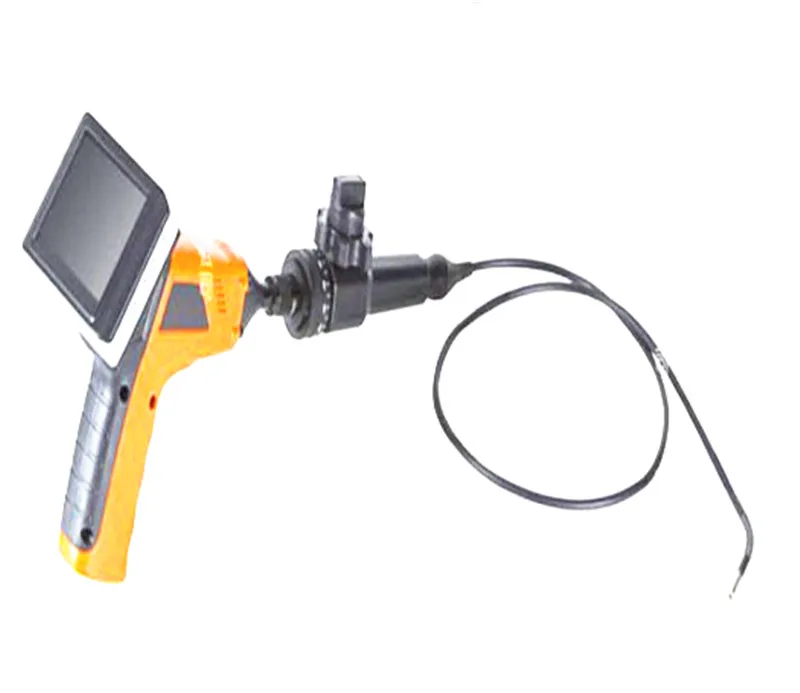 3.5 Inch 5.5mm Articulating Rotating camera head adjusts up to 270 degree AV Handheld Endoscope