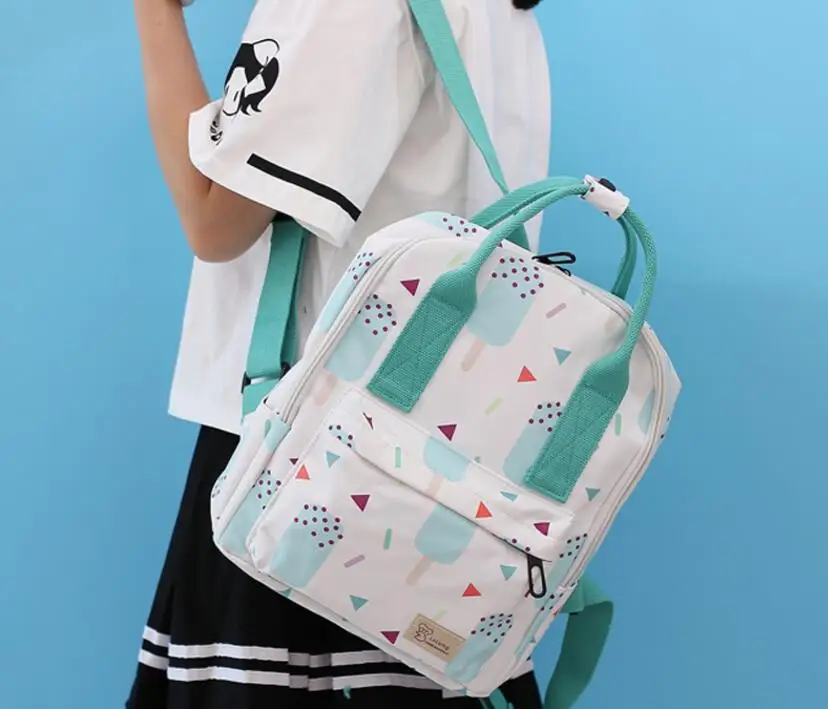 Korean Style All-match Waterproof Women Backpack Cute Casual Canvas Backpack Fresh Personal Schoolbag For Students In The Campus3