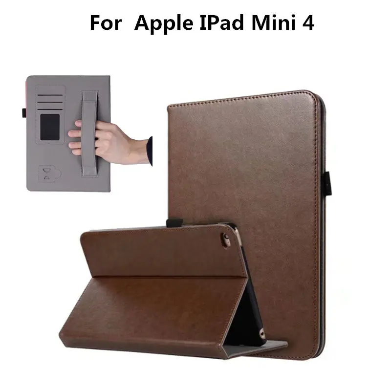 Tablet Handheld Cover For Apple ipad mini 4 Case Luxury PU Leather