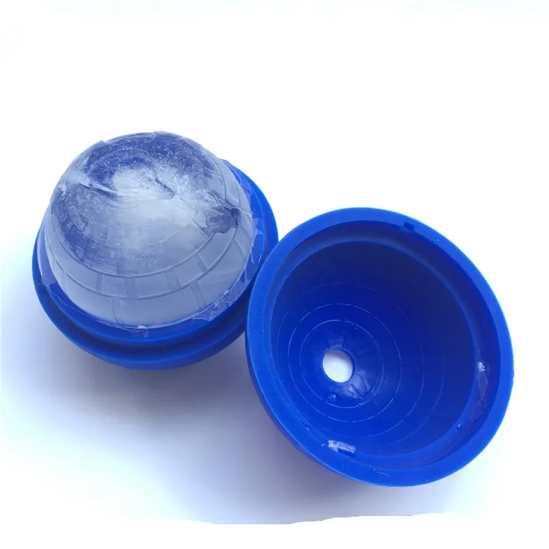 Creative Silicone Blue Wars Death Star Round Ball Ice Cube Kitchen Bar  Accessories Silicone Ice Cube Mold Tray IDY Cocktail Bar - AliExpress