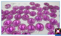 Розовый цвет высокое качество ювелирных изделий Loose бусы кристаллы 12 мм аксессуары камней стразовая DIY Подвески для пошив- на Стразы