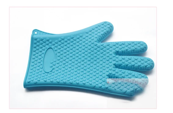 Перчатка 148 г силиконовый палец барбекю жаропрочная микроволновая печь изоляция перчатки, устойчивые к высокой температуре Нескользящие кухонные инструменты