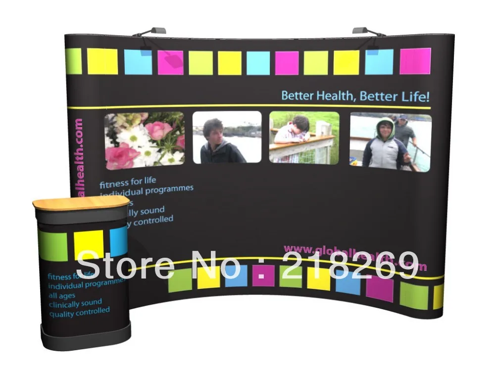 

8X10ft pop up display backdrop banner, Custom print display banner, PVC magnetic Pop up banner, Trade show display