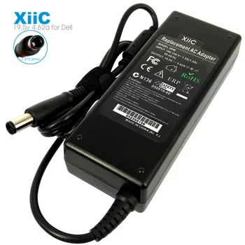

XiiC 19.5v 4.62a 90w 7.4*5.0mm Laptop Adapter for Dell Latitude N5110 N5010 E6420 N7010 E6410 E6430 E6320 E6330 E5420 E5410