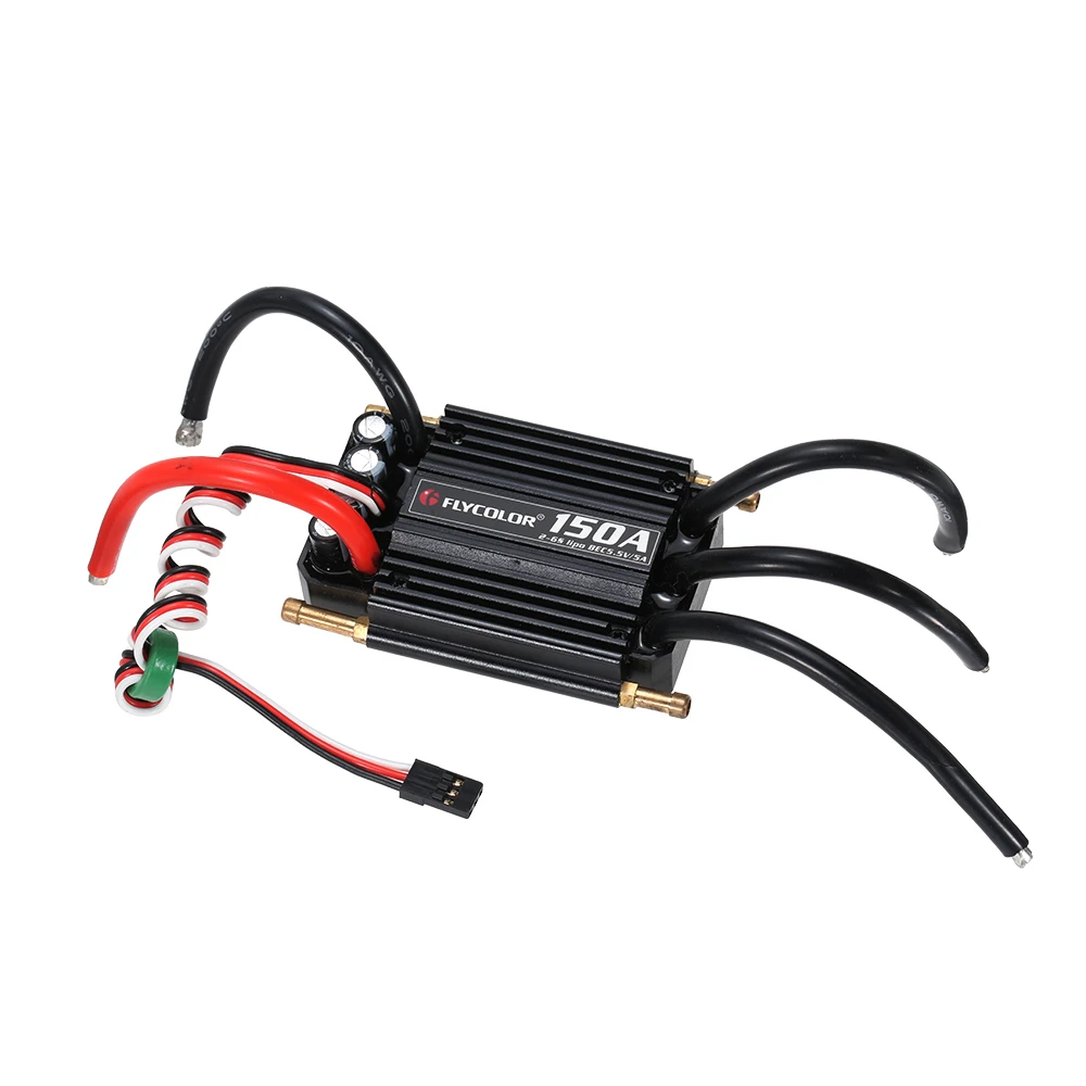 Flycolor Waterproof 150A Brushless ESC Controller+5.5V/5A BEC for RC Boat G8Y2 Flycolor Waterproof 150A Brushless ESC Controller+5.5V/5A BEC for RC Boat G8Y2