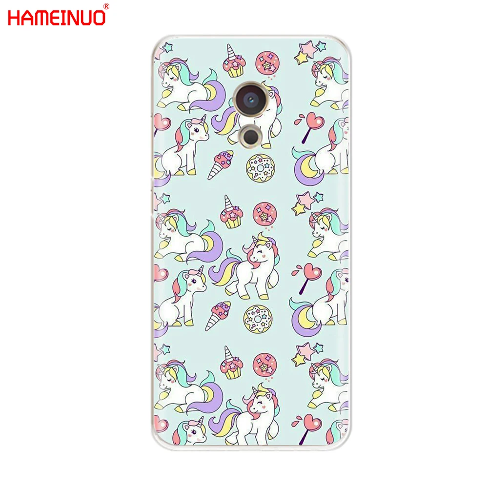 Чехол для телефона HAMEINUO Радужный с милым единорогом Meizu M6 M5 M5S M2 M3 M3S MX4 MX5 MX6 PRO 6 5 U10 U20