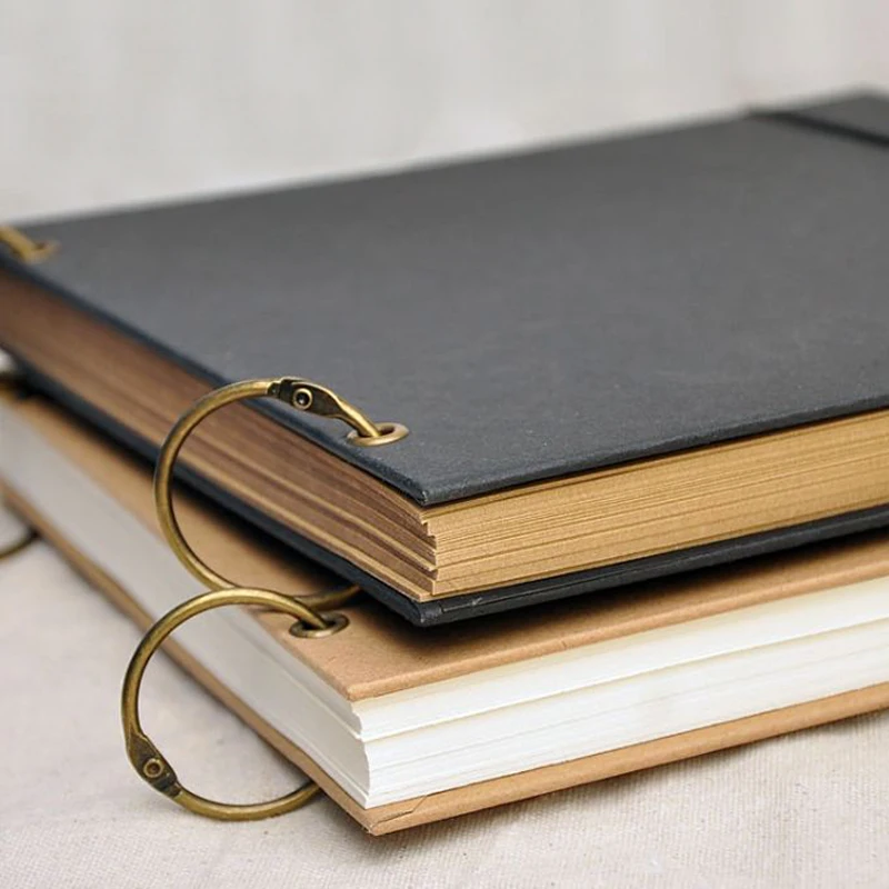 Metal Ring Binder15-76mm DIY Albums Loose-Leaf Book Hoops Opening Binding Supplie Photo Album Offic 2/4/5/10Pcs metal ring binder metal binder ring book binding supplies