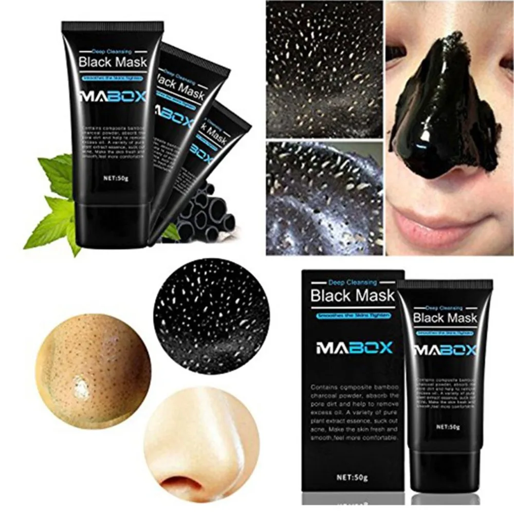 50 г маска для удаления угрей Deep Cleansing шелушиться Acne черная грязь маска для лица Уход за лицом уменьшить поры маска