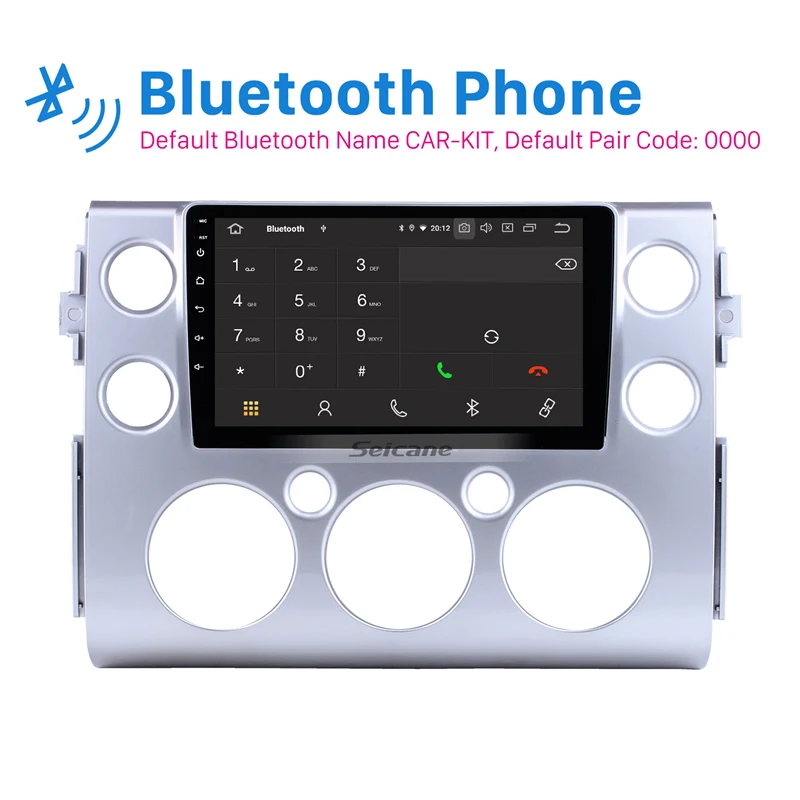 Excellent Seicane Android 9.0 4G RAM Car Head Unit Radio Audio GPS Multimedia Player For Toyota FJ CRUISER  2007 2008 2009 2010 2011-2018 1