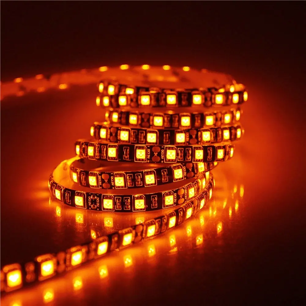 Fast Shipping 50m 10x 5m 5050 Orange Led Strip 300 Leds Smd 60leds/m