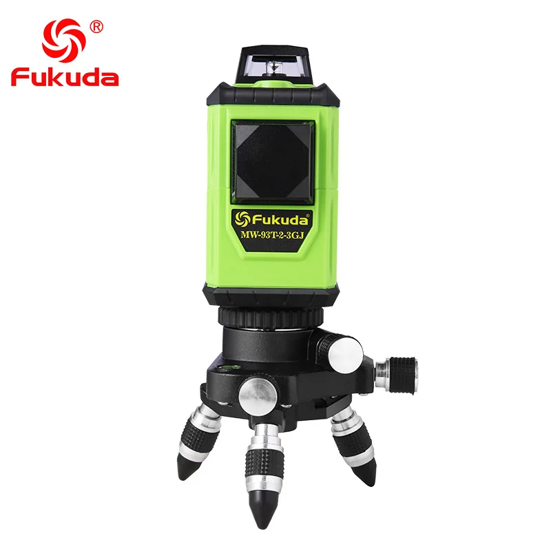 Fukuda 8 линий MW 93T 2GX литиевая батарея синий лазерный уровень 360 вертикальный и