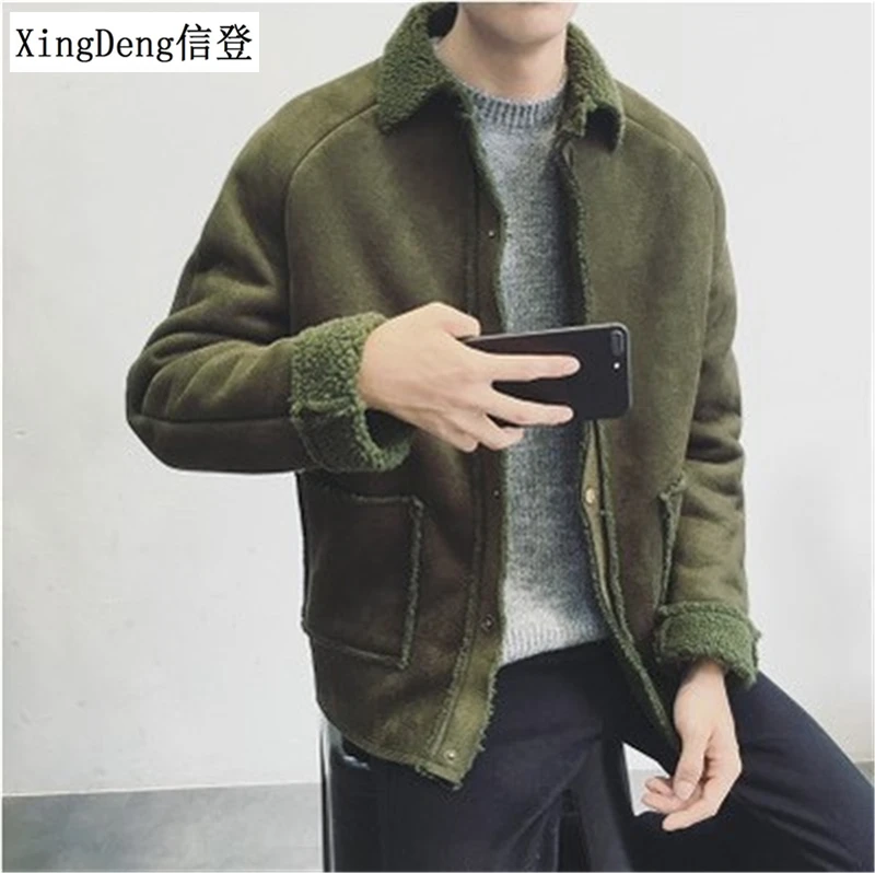 XingDeng/зимняя модная куртка для мужчин, теплое пальто, верхняя одежда с хлопковой подкладкой, мужские пальто, 80 s куртки, одежда, толстая, плюс размер 3Xl